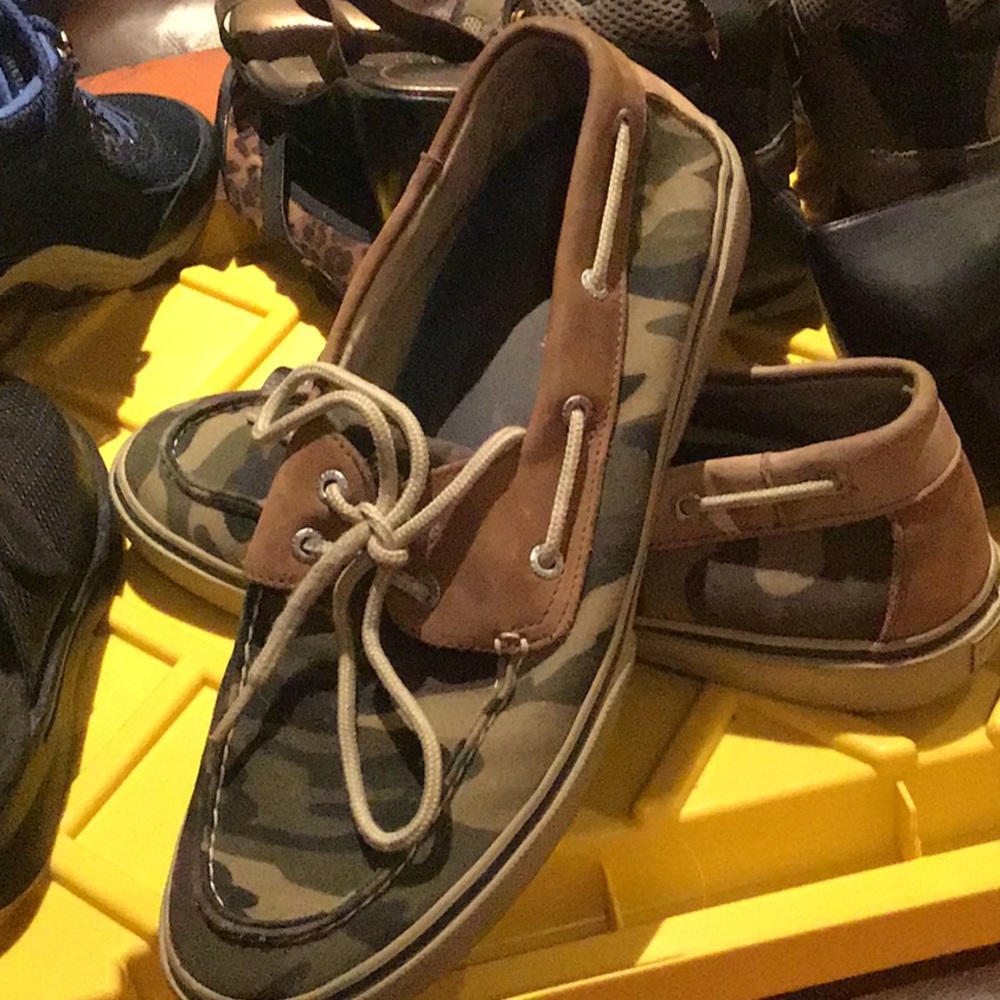 Sperry, Men’s 13, Camouflage Print